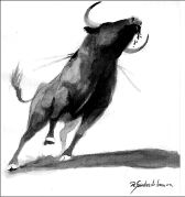 en agonia (dibujo toros)