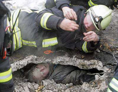 Derrumbe en un mercado moscovita; 100 muertos