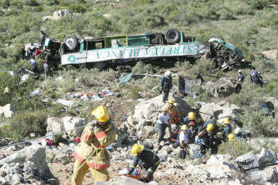 Accidente en Hidalgo deja 15 muertos y 12 heridos