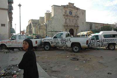 Barricadas en la antigua antequera