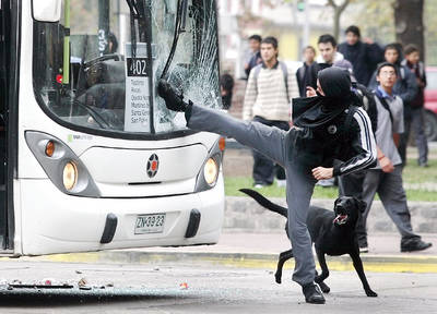 DISTURBIOS EN SANTIAGO