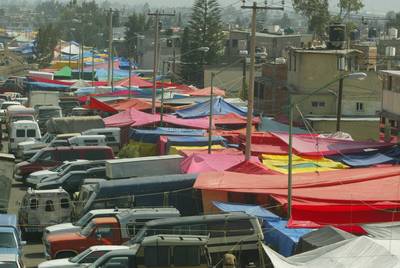 El tianguis de El Salado, tierra sin ley