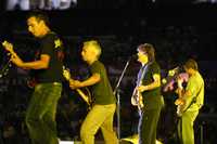 La banda argentina en el estadio de River Plate