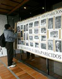 Los familiares de desaparecidos en la guerra sucia aún claman justicia