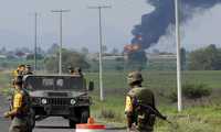 Vista de la humareda que dejó la explosión en una refinería de Pemex en Querétaro, el pasado 10 de julio