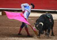 Jorge Zamora El Espartano salió a morirse y se llevó una oreja y una cornada