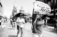 En Guadalajara, Jalisco, maestros disidentes suspendieron labores y se manifestaron contra la reforma al instituto