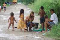 Damnificados por el desbordamiento del río Pánuco, en el municipio del mismo nombre, en Veracruz, decidieron quedarse en chozas improvisadas cerca de sus viviendas, en lugar de acudir a los albergues abiertos por el Ejército Mexicano. Adultos y niños conviven con perros, cerdos, gallinas y semovientes, además de estar en contacto con aguas putrefactas, pero ninguno ha fallecido