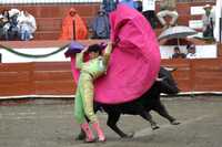 Guillermo Martínez durante la corrida de la Feria Hidalgo, en Pachuca