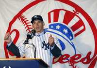 Girardi, durante su presentación como nuevo mánager de NY