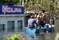 En la colonia Las Gaviotas, sección dos, no ha bajado el nivel del agua