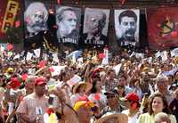 Durante la tercera Convención Nacional Democrática, que se desarrolló este domingo en el Zocalo de la ciudad de Mexico