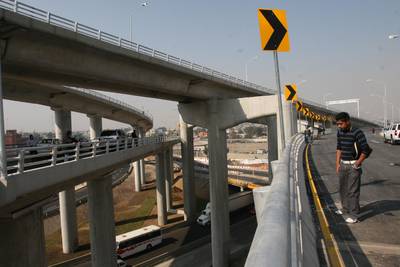 Listo, el distribuidor vial Zaragoza-Texcoco