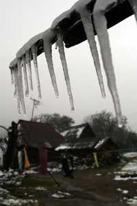 En Llano Grande, Puebla, el frente frío número 18 produjo nevadas