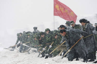 Se recrudece el temporal en China