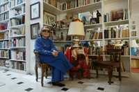 Elena Poniatowska en su casa de Chimalistac