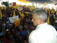 Mitin de Andrés Manuel López Obrador en Naucalpan, estado de México