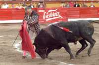 Rodolfo Rodríguez, El Pana, en la Monumental plaza de toros de Apizaco, en Tlaxcala, en imagen de archivo