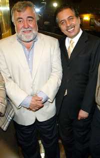 Alejandro Encinas y Jesús Ortega, anoche