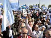 Movilización contra el incremento de retenciones a productores del campo, el pasado sábado en Gualeguaychú