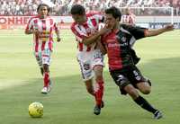 El Necaxa confió en su eficaz defensiva, mientras el Atlas no dejó de luchar todo el encuentro