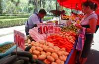 El incremento en los precios de los artículos de la canasta básica ha sido hasta de 100 por ciento, aseguró el secretario de Desarrollo Social del DF, Martí Batres. En la imagen, un mercado de la colonia Narvarte, la semana pasada