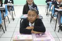 Alumnos de la Escuela Primaria Miguel F. Martínez, en el Distrito Federal, momentos antes de que les aplicaran la prueba Enlace, en abril pasado