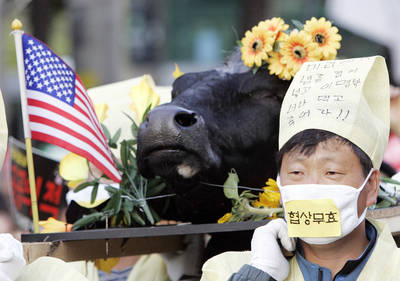 Más de una semana de protestas en Corea del Sur