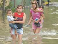 Asentamientos urbanos y colonias populares de Matamoros fueron los más afectados por inundaciones, apagones y falta de agua potable. La imagen corresponde a la colonia Benito Juárez