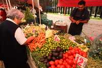 Escena del 20 de mayo pasado en un mercado del sur de la ciudad de México