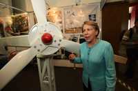 La secretaria de Energía, Georgina Kessel, durante la inauguración del tercer Simposio Latinoamericano de Energía en las instalaciones del WTC