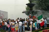 La fuente del paseo Lázaro Cárdenas, en Uruapan, fue el escenario para la celebración del oro olímpico