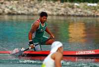 El canoísta mexicano dejó que en la semifinal sus rivales tomaran ventaja, la cual ya no pudo remontar