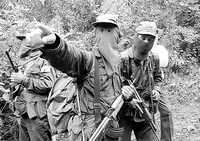 Integrantes del Ejército Popular Revolucionario en la sierra Madre Oriental