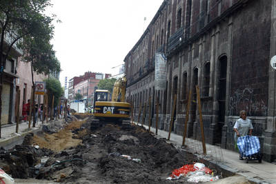 Obras urbanas arrasan vestigios prehispánicos