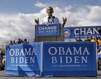 El demócrata Barack Obama estuvo en Espanola, Nuevo México