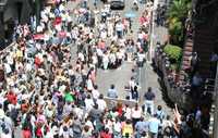 Maestros de Morelos se manifestaron ayer frente al Congreso estatal para exigir la cancelación de la Alianza por la Calidad de la Educación