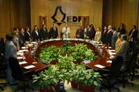 Aspecto de la sesión del IEDF con la que se dio arranque formal al año electoral