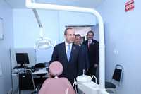 El jefe del Ejecutivo federal, Felipe Calderón Hinojosa, durante la inauguración de la unidad médica de segundo nivel de atención del Hospital General de Silao, en Guanajuato