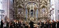 El coro alemán Cantus Cölln, el pasado 26 de octubre, durante la clausura del Festival Internacional Cervantino