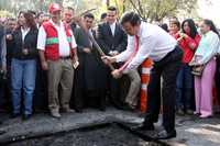 Marcelo Ebrard Casaubon, jefe de Gobierno, participó en la puesta en marcha del programa Cazabaches, en la delegación Azcapotzalco