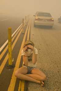 Las autopistas angelinas ya se ven afectadas