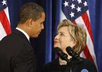 Barack Obama, presidente electo de Estados Unidos, hizo oficiales ayer los nombramientos de varios funcionarios de su gabinete, incluida la senadora Hillary Clinton como secretaria del Departamento de Estado