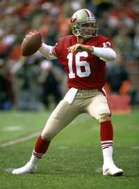 Joe Montana, ganador de cuatro supertazones, dio brillo a los 49’s