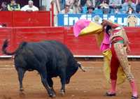 El torero Guillermo Martínez cortó una oreja lidiando al segundo astado de la tarde, de nombre Fandango, en la décima corrida de la Plaza de Toros México