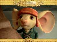 Fotograma de la película de Despereaux, quien dice ser un caballero, que lucha para que regrese la felicidad al reino en el que vive