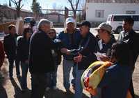 Andrés Manuel López Obrador, durante su gira por Sonora