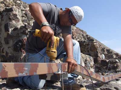 Domingo de obras en Teotihuacán