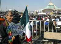 Misa de clausura del Encuentro mundial de las familias, en la Basílica de Guadalupe