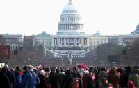 Al menos 2 millones de personas estuvieron presentes en Washington para la toma de posesión de Obama, el primer presidente afroestadunidense de la historia